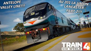 NEW TSW4!!!: NEW Metrolink F125!!! | Antelope Valley Line!! | AV 201 LA Union - Lancaster (Part 2)!!