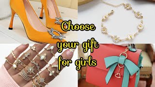 choose your gift 💝🎁|gift for girls ✨|choose to challenge|girls gift box|#gifts #shorts #ytshorts