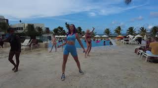 3 Minute Dance Cardio in Punta Cana! Follow Along