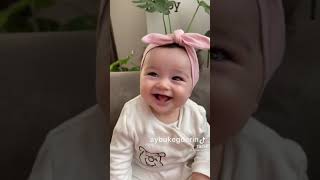 OMG Her laugh #shorts #cutebaby