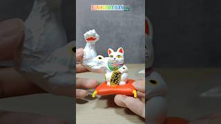 Muscular Fortune Cat Maneki Neko Blindbox Unboxing #toptoy #sofubi #popmart #kucing #kocheng