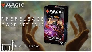 PRERELEASE PACK OPENING | Core Set 2019 - Deck Building and Event Guide | MtG