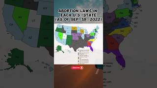 Abortion Laws By State In The U.S. #abortion #roevwade #laws #mapping