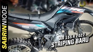 Striping Baru Yamaha WR 155R 2022 Warna Hitam