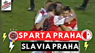 Sparta Praha vs Slavia Praha 4-4 All Goals & Highlights ( 2001 Czech First League )