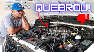 A PAJERO QUEBROU E AGORA? | FOI GASOLINA RUIM?