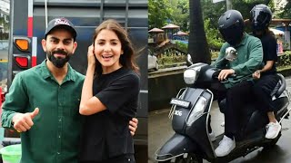 Virat Kohli and Anushka Sharma Scooter drive 😱 |