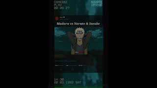 Madara vs Sasuke & Naruto 🥵[amv_edit]_4k #naruto #madara #sasuke #anime #trend