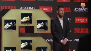 BEHIND THE SCENES The GOAT s 6th golden shoe   LEO MESSI