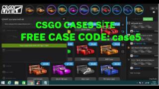 CSGO New  Cases Site | No DEPOSİT ! | FREE CASES | VERY SAFE | www.csgolive.com