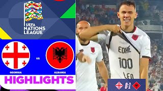 Gjeorgji - Shqipëri | Pikat kryesore të ndeshjes | UEFA Nations League 2024 | Albania - Georgia