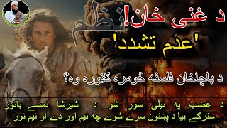 Ghani khan nazam Adam tashadud | Da ghazab pa nily sor sho da Shir sha nmasay Batoor | Molana yousuf