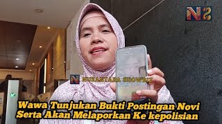 WAWA AKAN MELAPORKAN TEH NOVI KE POLDA METRO JAYA TERKAIT POSTINGAN DI MEDSOS