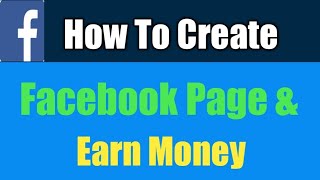 How to Earn Facebook page l How to Create Facebook page,Facebook page kaise banaye l @Drktech03