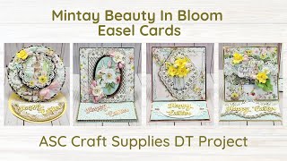 Mintay Beauty In Bloom Easel Cards - ASC Craft Supplies DTP