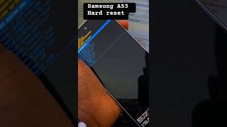 Como fazer Hard reset Samsung A53 #factoryreset