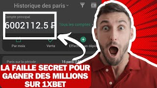 faille corners, la méthode pour gagner 1 millions sur 1xbet