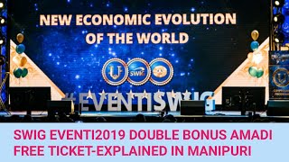 SWIG EVENTI2019 in India || How to get Double Bonus and Free Event Ticket-Explain in Manipuri