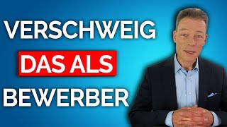 Sag DAS nie im Job-Interview (sonst bist du raus im Vorstellungsgespräch)