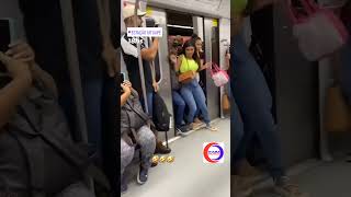 Entrada calma no metrô #viral #trem #locomotiva