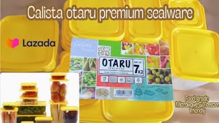 Riview Tempat Penyimpanan Makanan | Calista Otaru sealware 14pcs