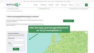 Zoek een sportzorgprofessional