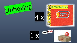 Unboxing 4x Mystery Grail And GameStop You Want This Box 20210220