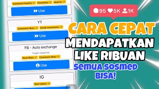 #TUTORAIL CARA MENAMBAH LIKE TIKTOK GRATIS 2022 || CEPAT MASUK