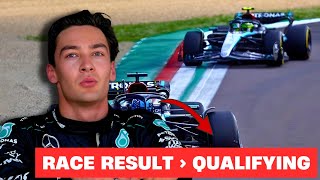 George Russell’s Race Day Struggles EXPOSED | Why Hamilton Keeps Outperforming Him!