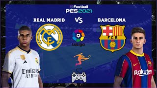 Real Madrid vs Barcelona / La Liga Hazırlık / Maçı eFootball™ 2024 Football