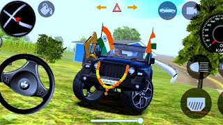 Dollar (Song) Modified Mahindra Black Thar 😈|| Indian Car Simulator 3D || Android Gameplay || thar