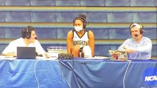 Post Game Interview with Carleton Women’s Basketball Star Aiana Whitfield. 02/09/2022