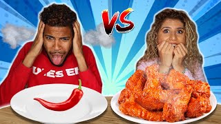 SPICY VS EXTREME SPICY FOOD CHALLENGE