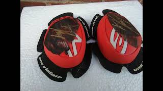 Alpinestars Red Knee Sliders Marc Marquez Signed