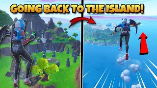 *NEW* HOW TO GO BACK TO THE ISLAND FROM CREATIVE MODE (Fortnite Battle Royale)