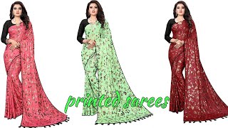 💞beautiful sequence printed sarees collections 💞latest party wear printed sarees online shopping 30