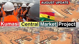 AUGUST UPDATE : MINISTER FOR LOCAL GOV’T VISITS ONE THE BIGGEST DEV’T PROJECTS IN GHANA WITH KMA &….