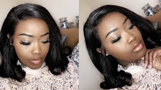 GRWM:QUICK FRONTAL WIG APPLICATION & FIRST IMPRESSION OF BarePro 16 HR Full Coverage Concealer