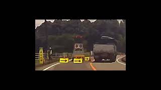 traffic controller almost run over by a truck , whether it is distracted driving #shorts