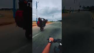 Duke Street bike stunt