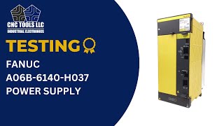 Testing a Fanuc A06B-6140-H037 Power Supply #cnc #fanuc