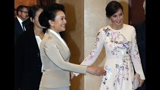 彭丽媛访问西班牙参观皇家剧院 Peng Liyuan Visiting Spain