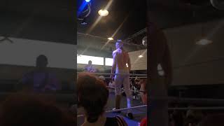 main event of atlas wrestling vignette Hellmer vs Jeff Cobb vs aigle blanc