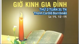 THỨ 2 TUẦN 31 TN 04/11/2024