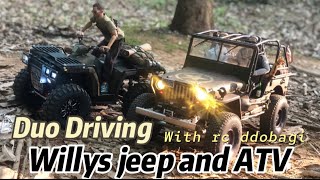 1/6 willys jeep and atv off-road