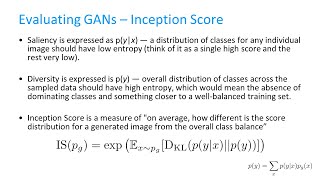 Lecture 27 - Conditional GANs continued, evaluating GANs - BYU CS 474 Deep Learning