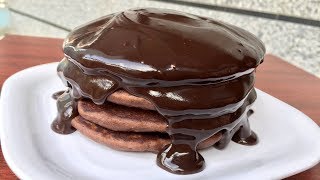 Chocolate Pancakes with Ganache