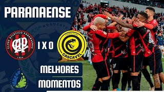 🚨 Athlético-PR 1 x 0 Cascavel | Melhores Momentos | futebol | Paranaense 2023 🚨