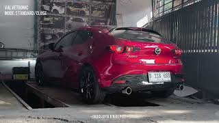 Mazda 3 2023 | Fullset cat-back valvetronic exhaust system dual exit racing performance #mazda3