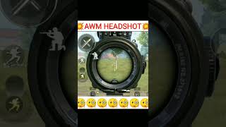 AWM Headshot#pubgmobile #shorts